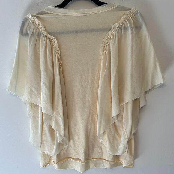 Erika Cavallini Flutter Sleeve Top - Picture 6 of 7